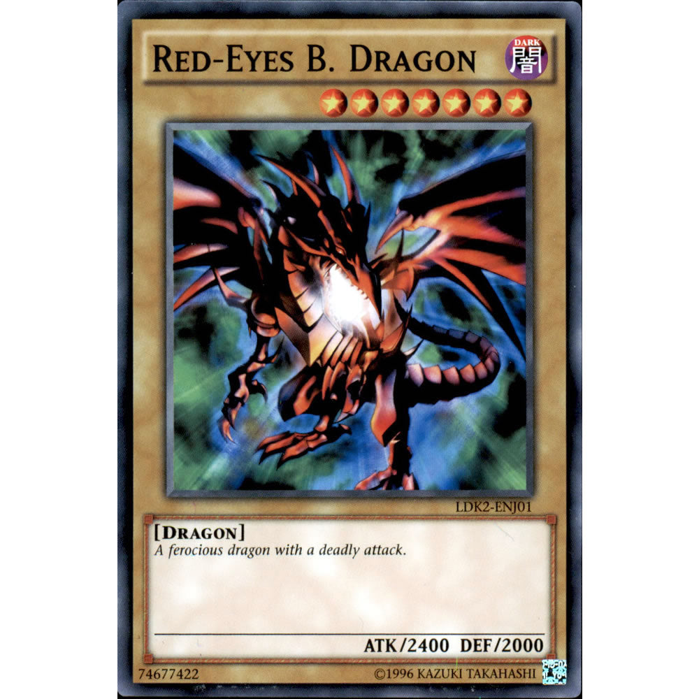 Red-Eyes B. Dragon LDK2-ENJ01 Yu-Gi-Oh! Card from the Legendary Decks 2 Set