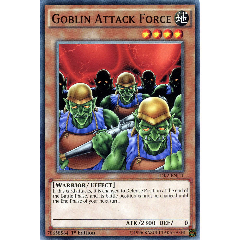 Goblin Attack Force LDK2-ENJ11 Yu-Gi-Oh! Card from the Legendary Decks 2 Set