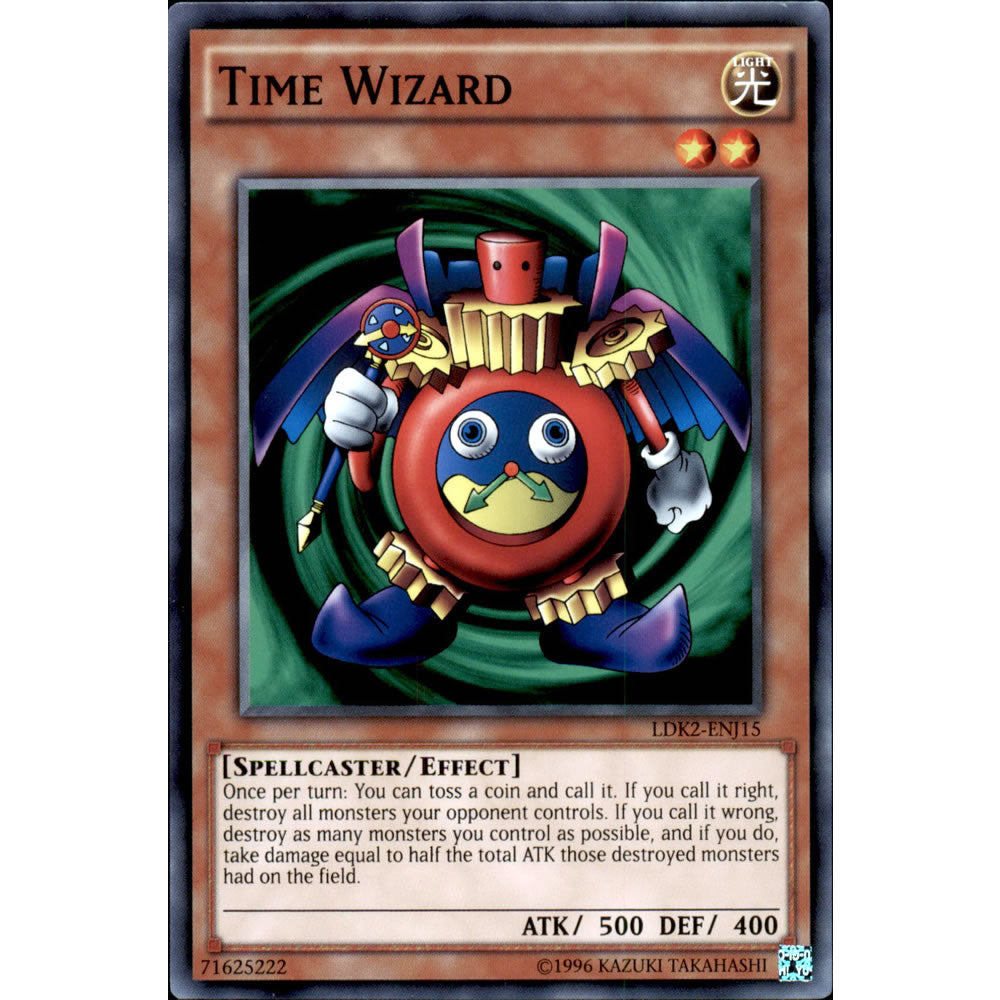 Time Wizard LDK2-ENJ15 Yu-Gi-Oh! Card from the Legendary Decks 2 Set