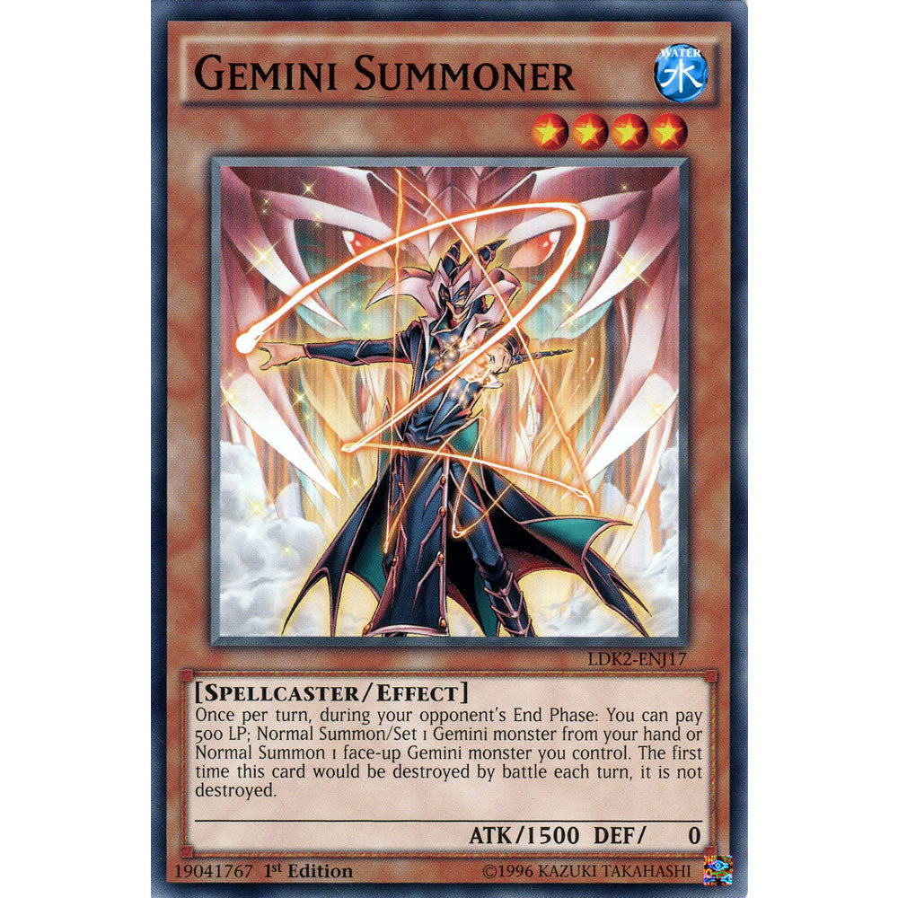 Gemini Summoner LDK2-ENJ17 Yu-Gi-Oh! Card from the Legendary Decks 2 Set