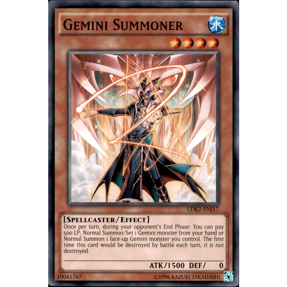Gemini Summoner LDK2-ENJ17 Yu-Gi-Oh! Card from the Legendary Decks 2 Set