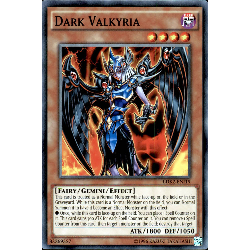 Dark Valkyria LDK2-ENJ19 Yu-Gi-Oh! Card from the Legendary Decks 2 Set