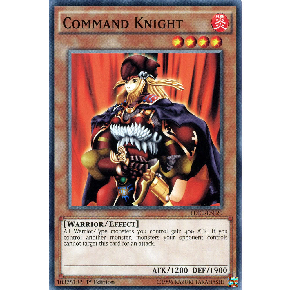 Command Knight LDK2-ENJ20 Yu-Gi-Oh! Card from the Legendary Decks 2 Set