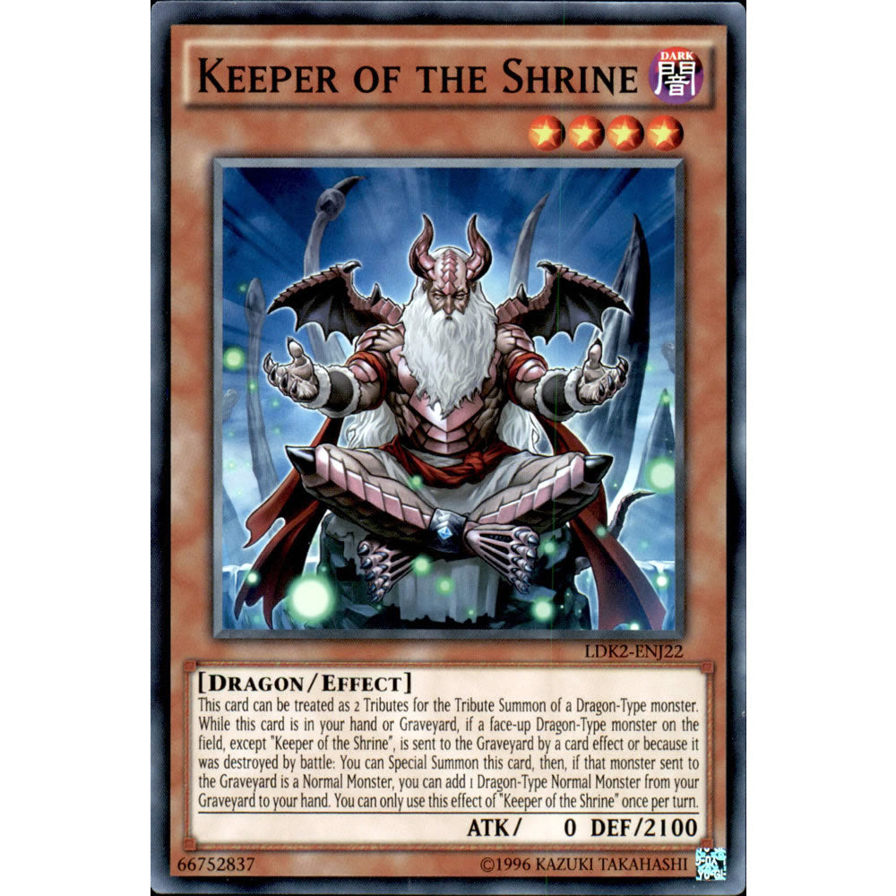 Keeper of the Shrine LDK2-ENJ22 Yu-Gi-Oh! Card from the Legendary Decks 2 Set