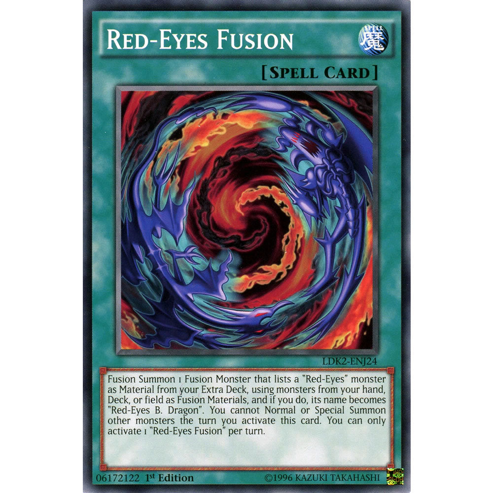 Red-Eyes Fusion LDK2-ENJ24 Yu-Gi-Oh! Card from the Legendary Decks 2 Set