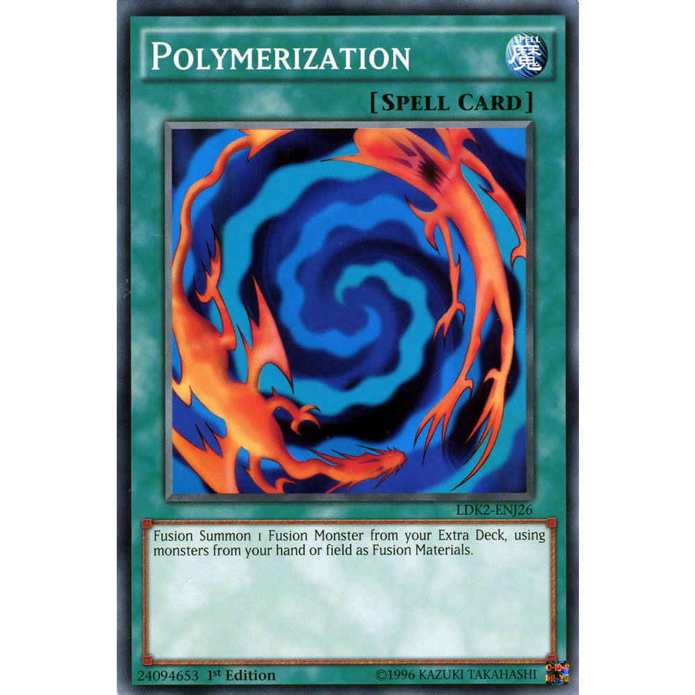 Polymerization LDK2-ENJ26 Yu-Gi-Oh! Card from the Legendary Decks 2 Set