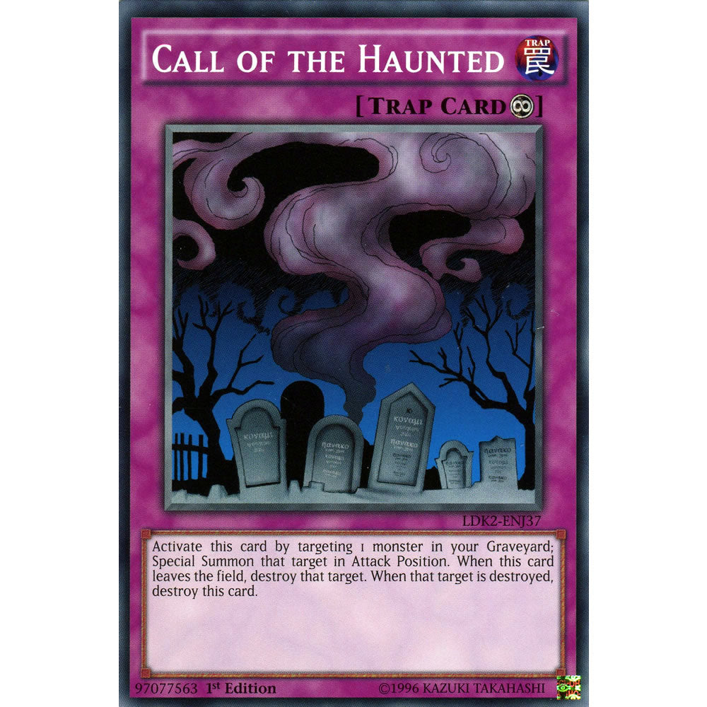 Call of the Haunted LDK2-ENJ37 Yu-Gi-Oh! Card from the Legendary Decks 2 Set