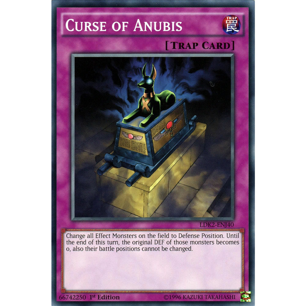 Curse of Anubis LDK2-ENJ40 Yu-Gi-Oh! Card from the Legendary Decks 2 Set