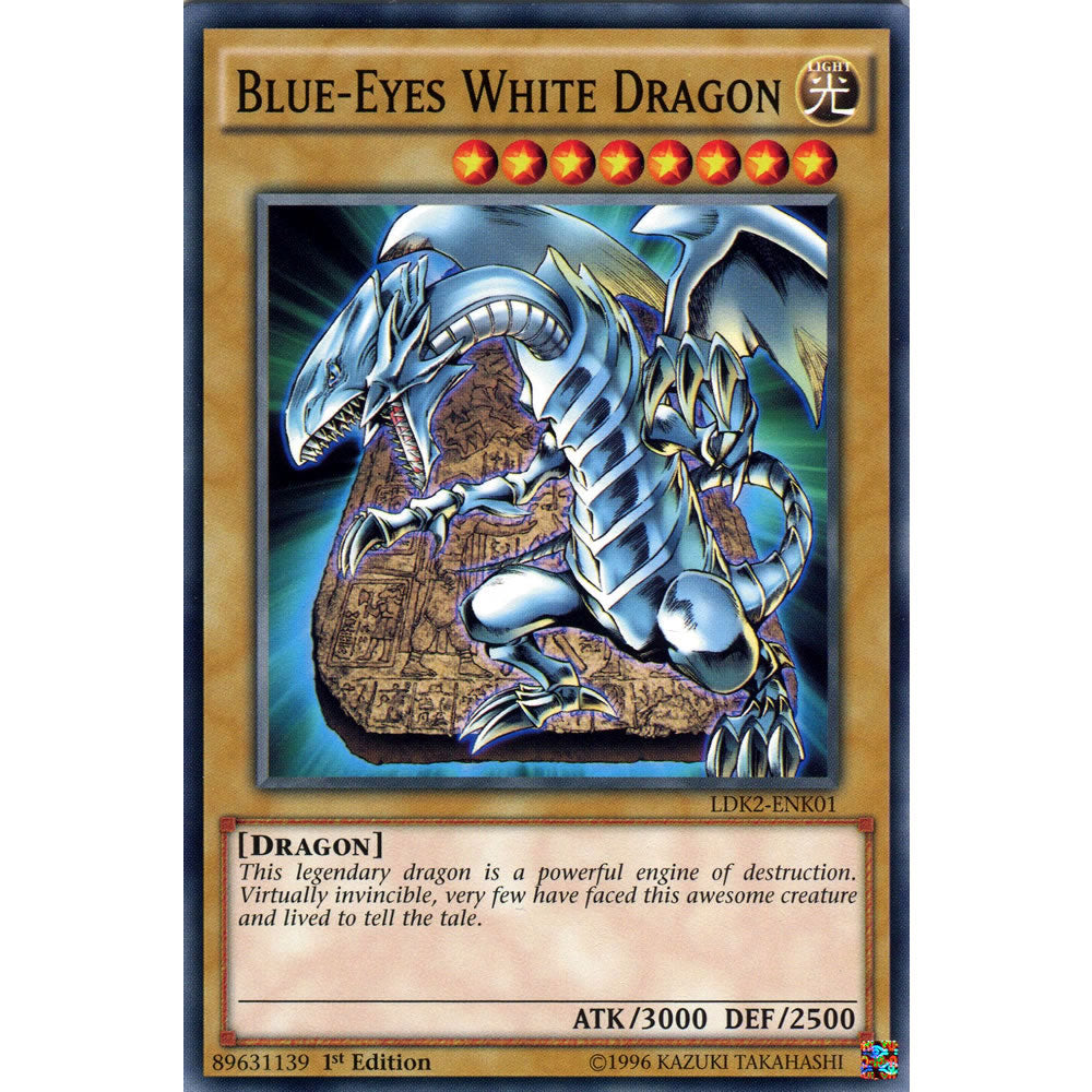 Blue-Eyes White Dragon LDK2-ENK01 Yu-Gi-Oh! Card from the Legendary Decks 2 Set