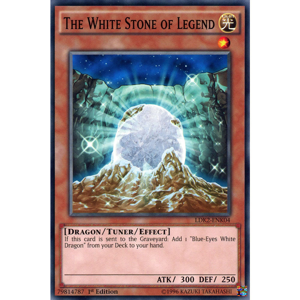 The White Stone of Legend LDK2-ENK04 Yu-Gi-Oh! Card from the Legendary Decks 2 Set