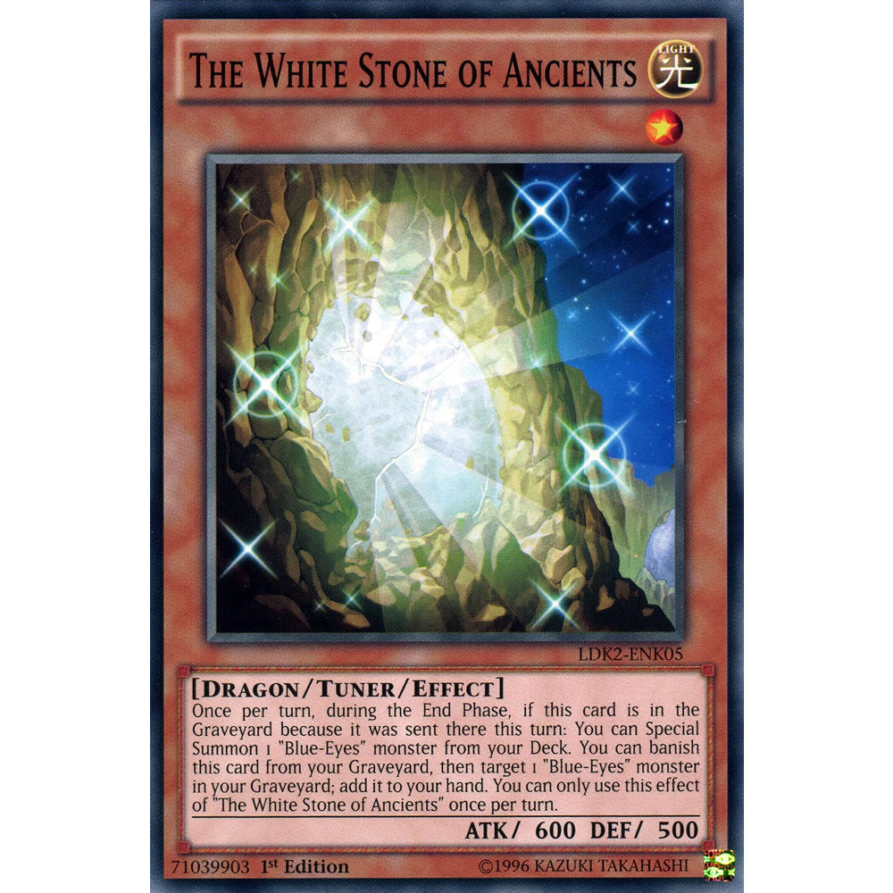 The White Stone of Ancients LDK2-ENK05 Yu-Gi-Oh! Card from the Legendary Decks 2 Set