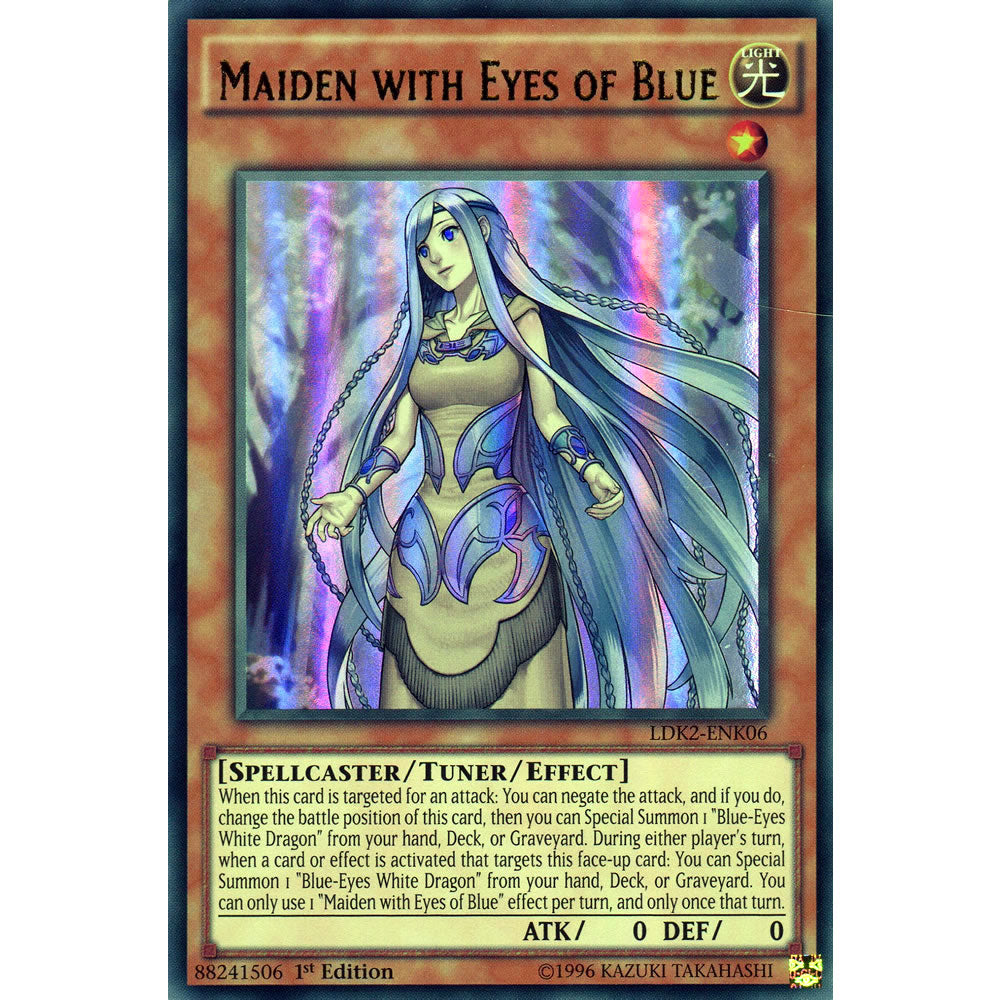 Maiden with Eyes of Blue LDK2-ENK06 Yu-Gi-Oh! Card from the Legendary Decks 2 Set