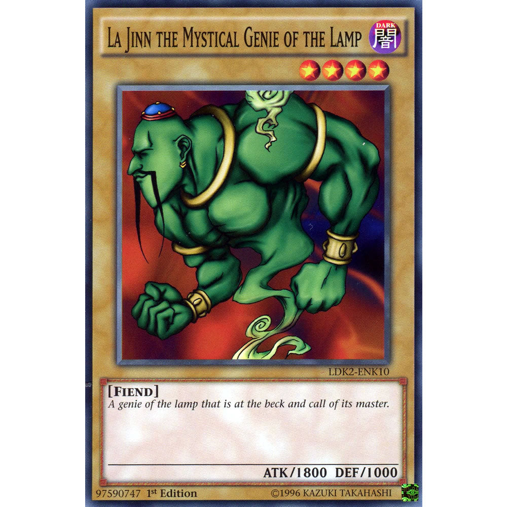 La Jinn the Mystical Genie of the Lamp LDK2-ENK10 Yu-Gi-Oh! Card from the Legendary Decks 2 Set
