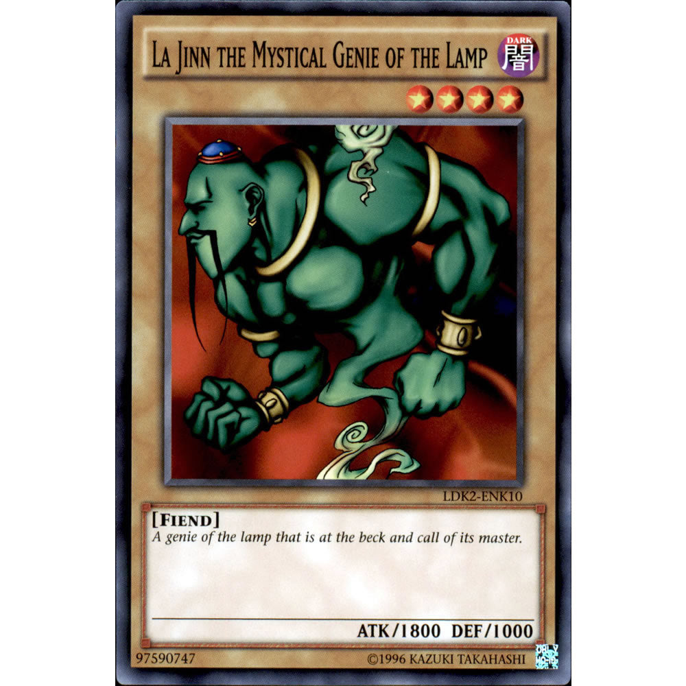 La Jinn the Mystical Genie of the Lamp LDK2-ENK10 Yu-Gi-Oh! Card from the Legendary Decks 2 Set