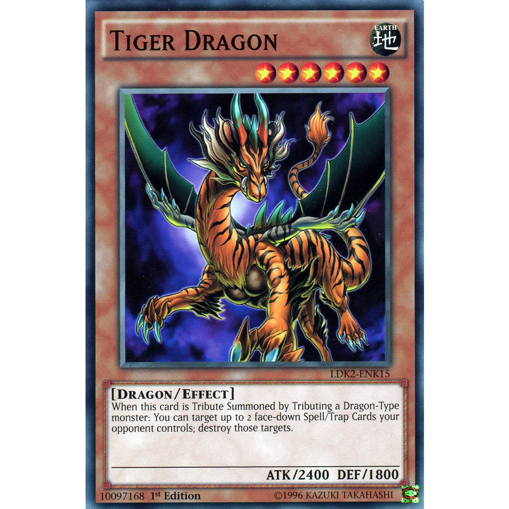 Tiger Dragon LDK2-ENK15 Yu-Gi-Oh! Card from the Legendary Decks 2 Set