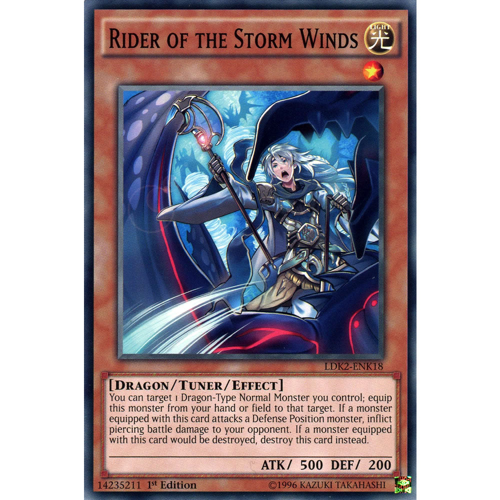 Rider of the Storm Winds LDK2-ENK18 Yu-Gi-Oh! Card from the Legendary Decks 2 Set