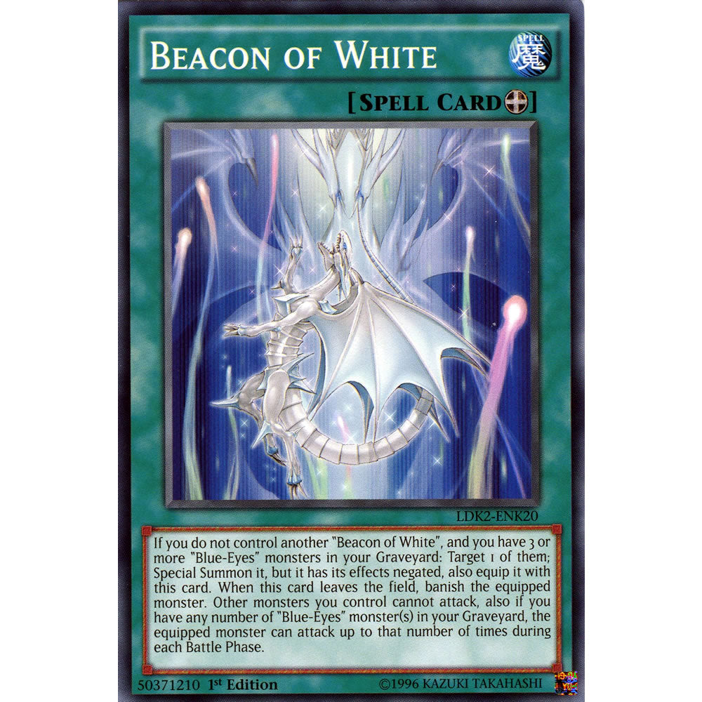 Beacon of White LDK2-ENK20 Yu-Gi-Oh! Card from the Legendary Decks 2 Set