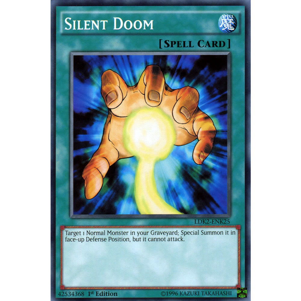 Silent Doom LDK2-ENK25 Yu-Gi-Oh! Card from the Legendary Decks 2 Set