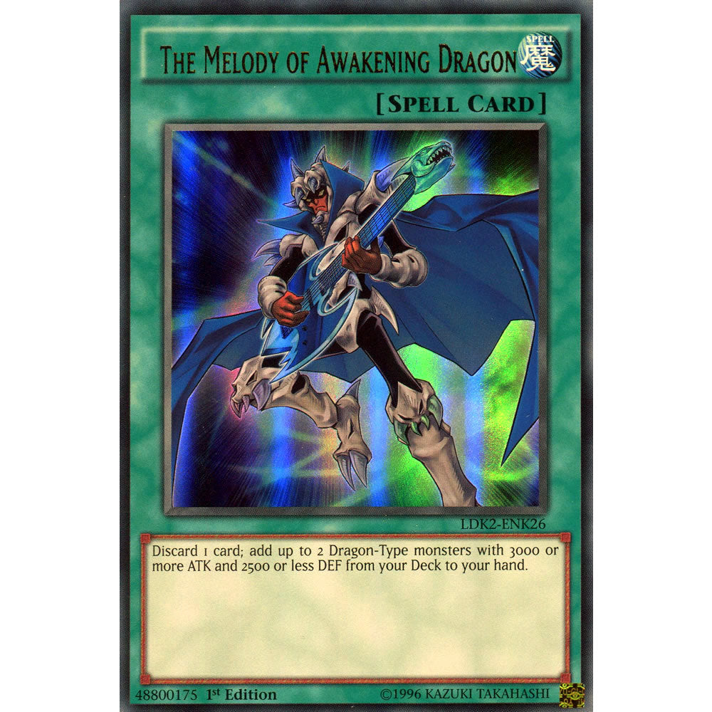 The Melody of Awakening Dragon LDK2-ENK26 Yu-Gi-Oh! Card from the Legendary Decks 2 Set