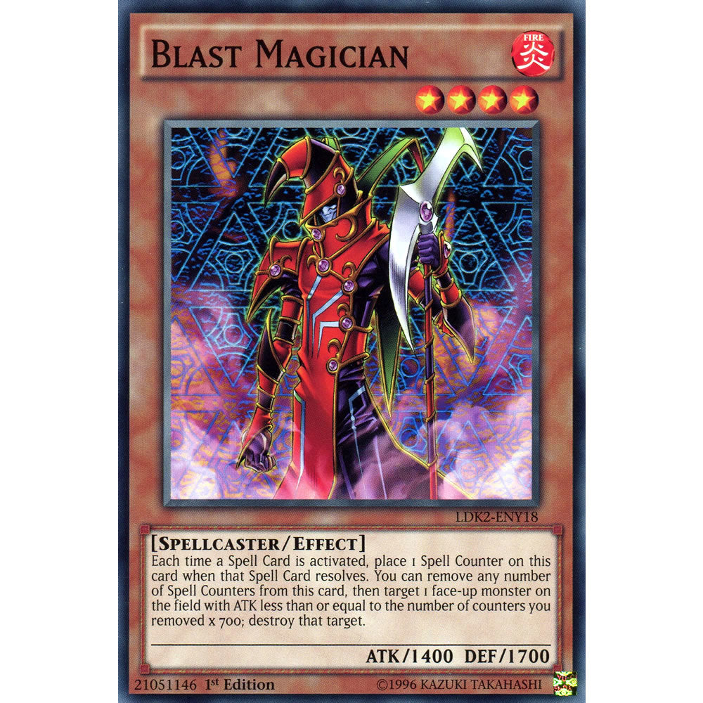 Blast Magician LDK2-ENY18 Yu-Gi-Oh! Card from the Legendary Decks 2 Set