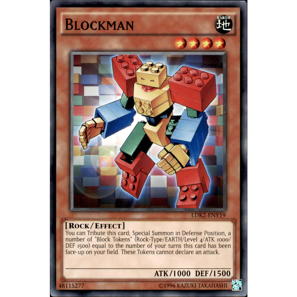 Blockman LDK2-ENY19 Yu-Gi-Oh! Card from the Legendary Decks 2 Set