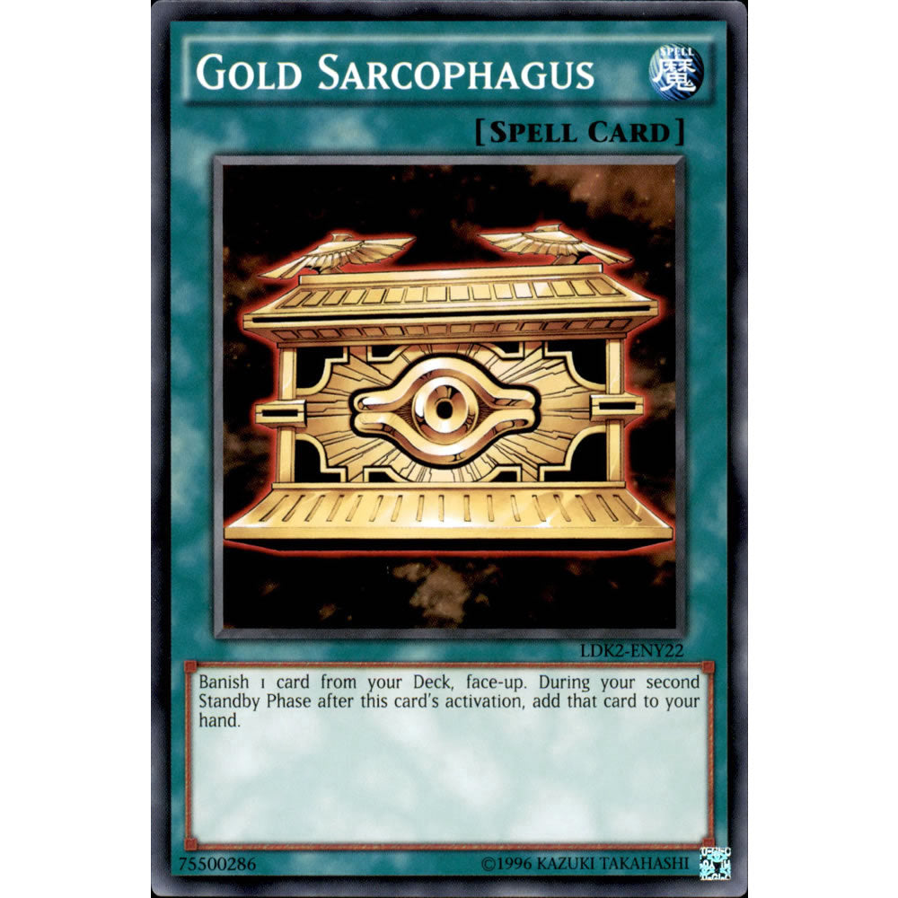Gold Sarcophagus LDK2-ENY22 Yu-Gi-Oh! Card from the Legendary Decks 2 Set