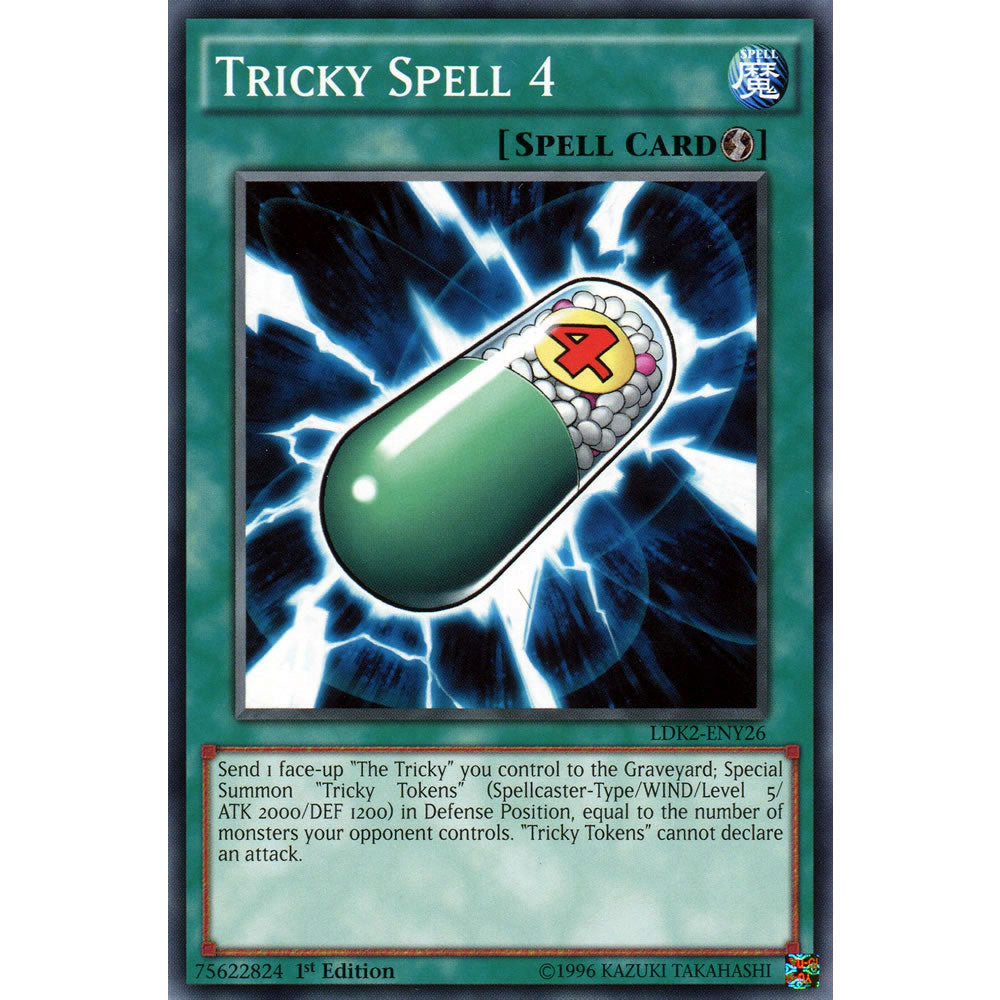 Tricky Spell 4 LDK2-ENY26 Yu-Gi-Oh! Card from the Legendary Decks 2 Set
