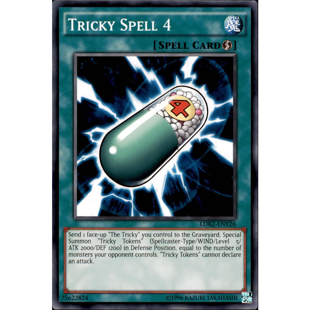 Tricky Spell 4 LDK2-ENY26 Yu-Gi-Oh! Card from the Legendary Decks 2 Set