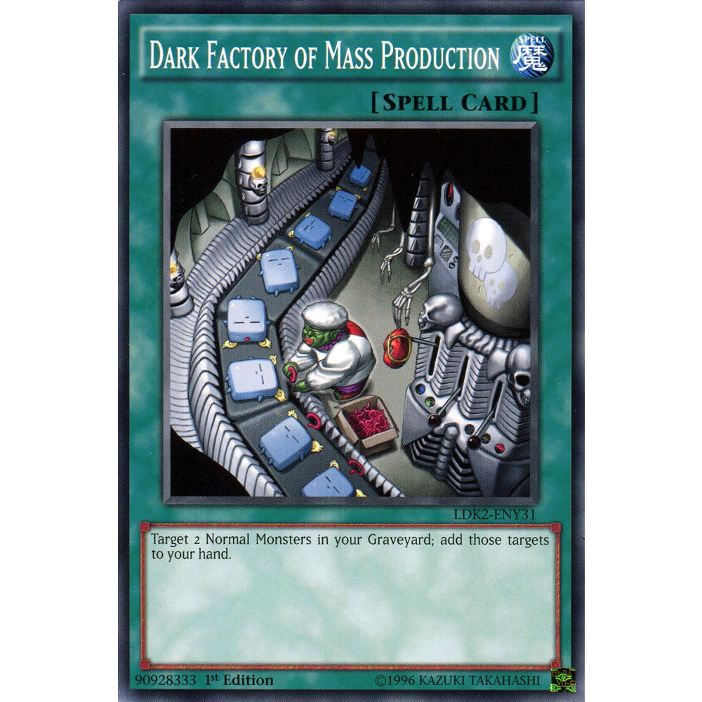 Dark Factory of Mass Production LDK2-ENY31 Yu-Gi-Oh! Card from the Legendary Decks 2 Set
