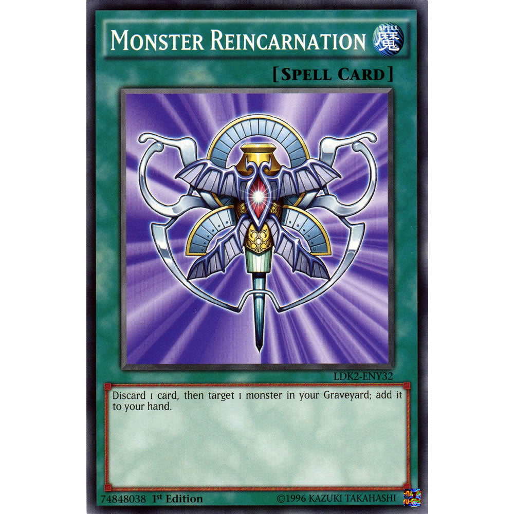 Monster Reincarnation LDK2-ENY32 Yu-Gi-Oh! Card from the Legendary Decks 2 Set