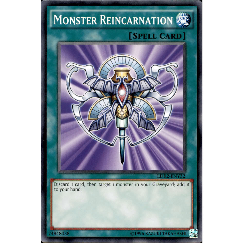 Monster Reincarnation LDK2-ENY32 Yu-Gi-Oh! Card from the Legendary Decks 2 Set