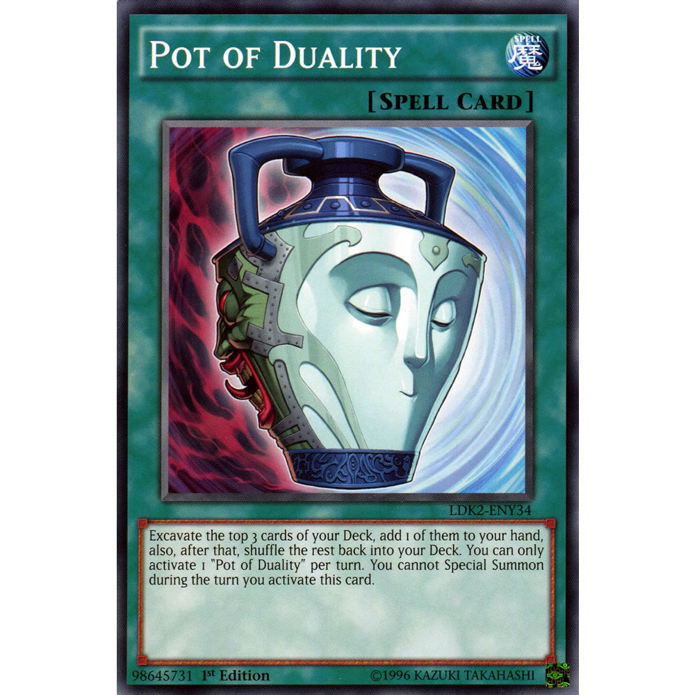 Pot of Duality LDK2-ENY34 Yu-Gi-Oh! Card from the Legendary Decks 2 Set
