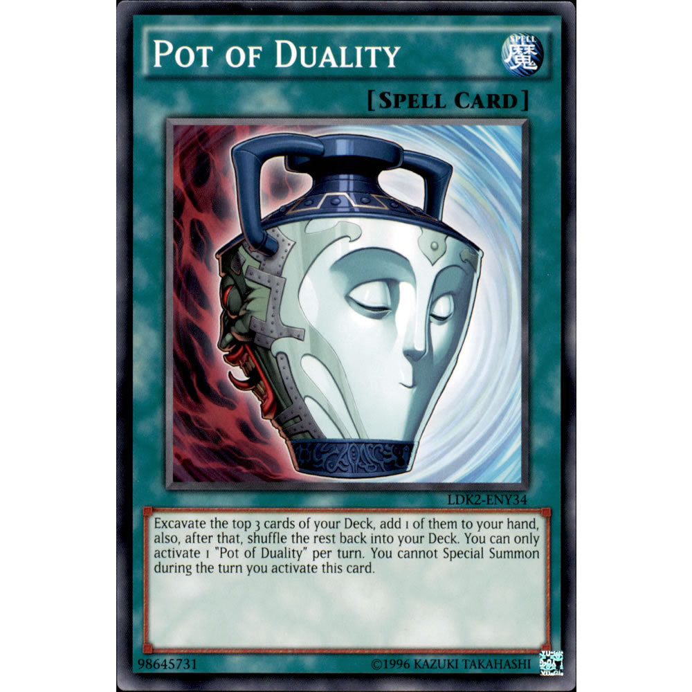 Pot of Duality LDK2-ENY34 Yu-Gi-Oh! Card from the Legendary Decks 2 Set