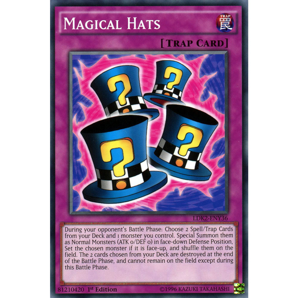 Magical Hats LDK2-ENY36 Yu-Gi-Oh! Card from the Legendary Decks 2 Set