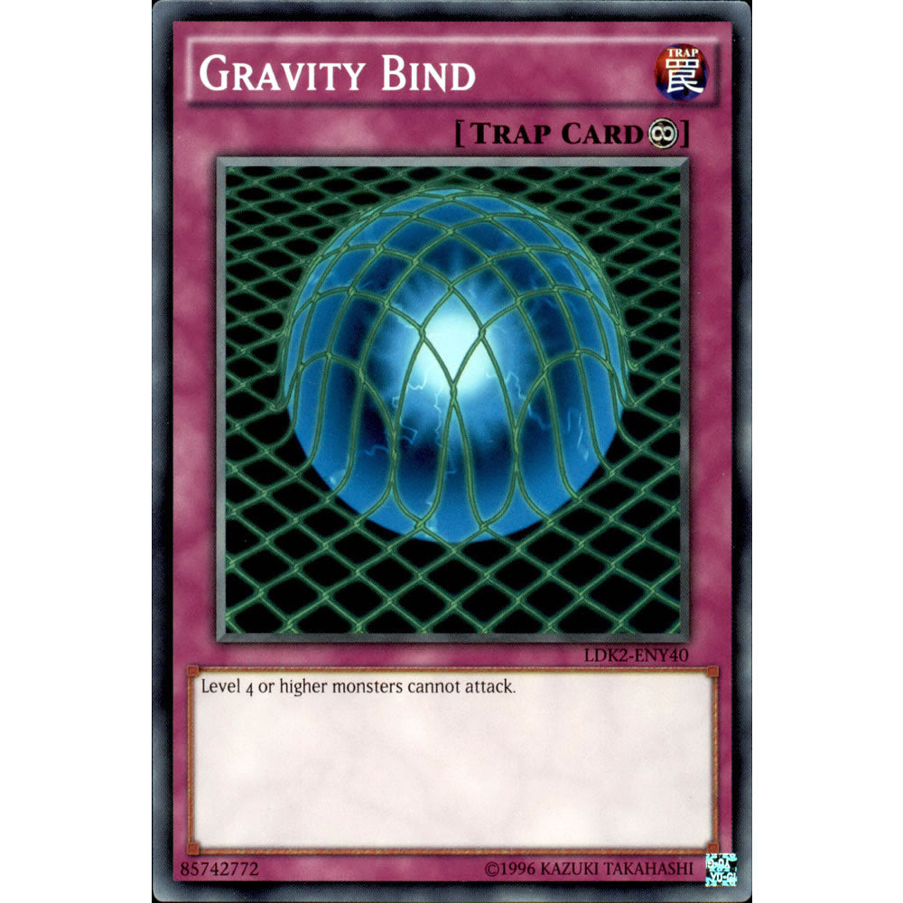Yu-Gi-Oh! Card YU-GI-OH! Gravity Bind Card LDK2-ENY40 Legendary Decks II 1st Edition Common Yugioh Gifts For Men Yu-Gi-Oh! Card YU-GI-OH! Gravity Bind Card LDK2-ENY40 Legendary Decks II 1st Edition Common Yugioh Gifts For Men
