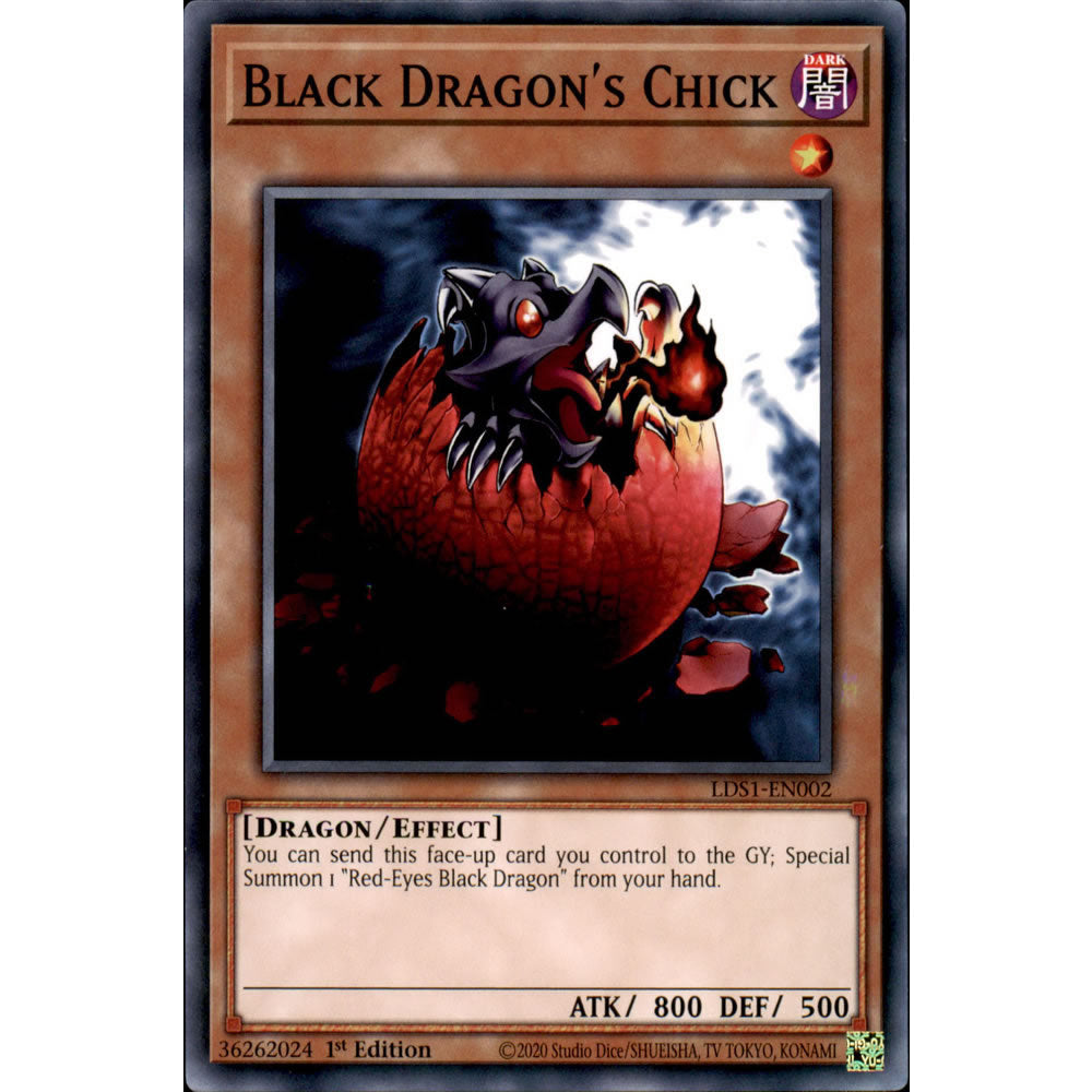 Black Dragon's Chick LDS1-EN002 Yu-Gi-Oh! Card from the Legendary Duelists: Season 1 Set
