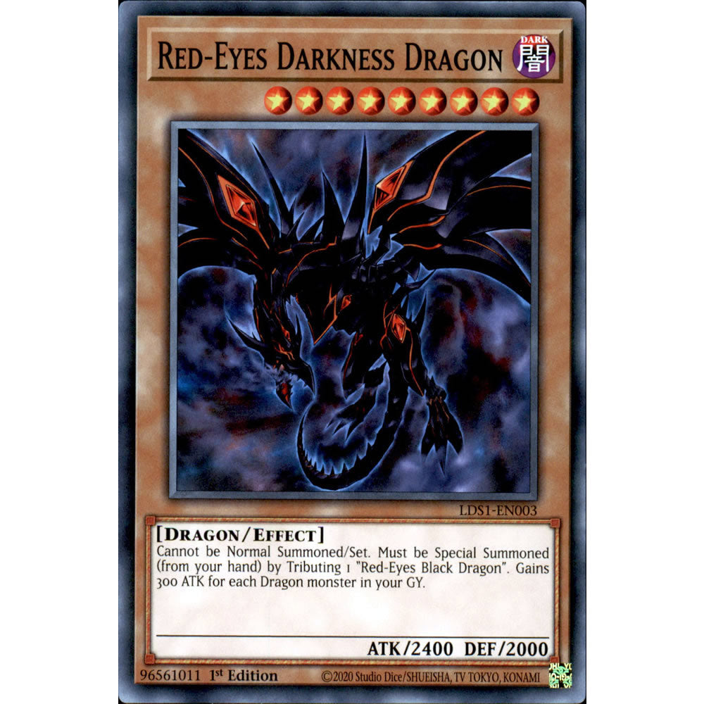 Red-Eyes Darkness Dragon LDS1-EN003 Yu-Gi-Oh! Card from the Legendary Duelists: Season 1 Set