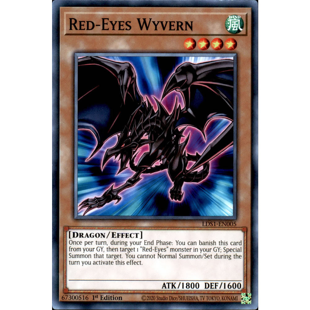 Red-Eyes Wyvern LDS1-EN005 Yu-Gi-Oh! Card from the Legendary Duelists: Season 1 Set