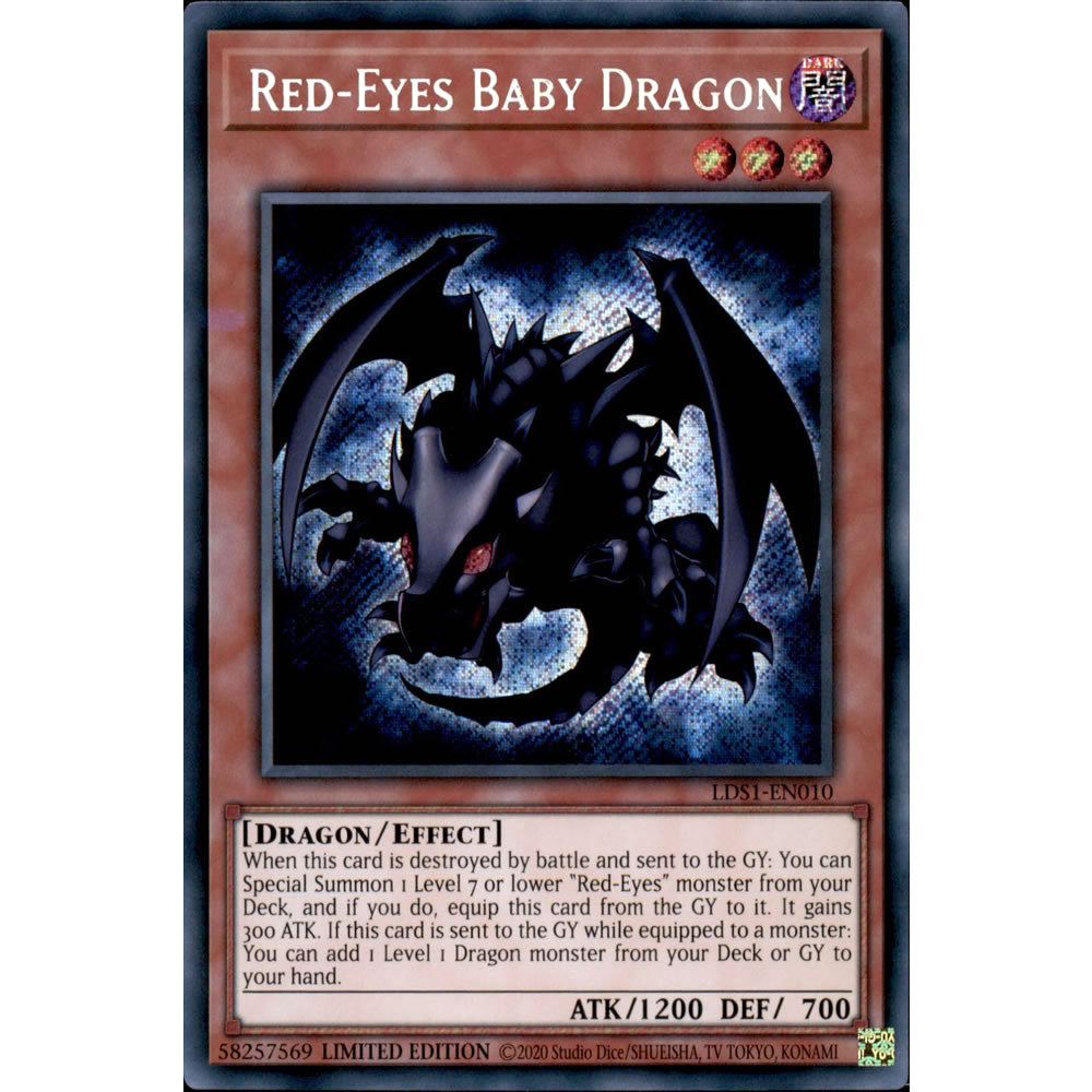 Red-Eyes Baby Dragon LDS1-EN010 Yu-Gi-Oh! Card from the Legendary Duelists: Season 1 Set
