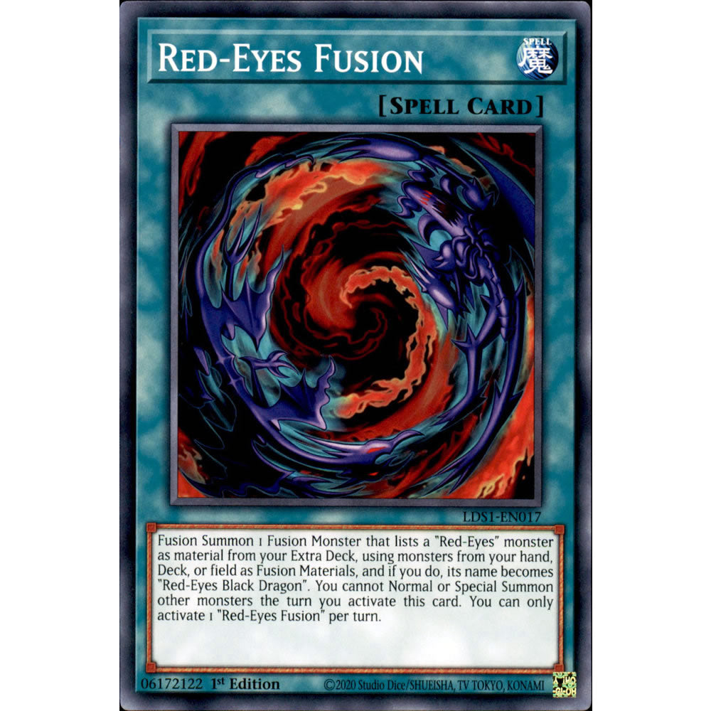 Red-Eyes Fusion LDS1-EN017 Yu-Gi-Oh! Card from the Legendary Duelists: Season 1 Set