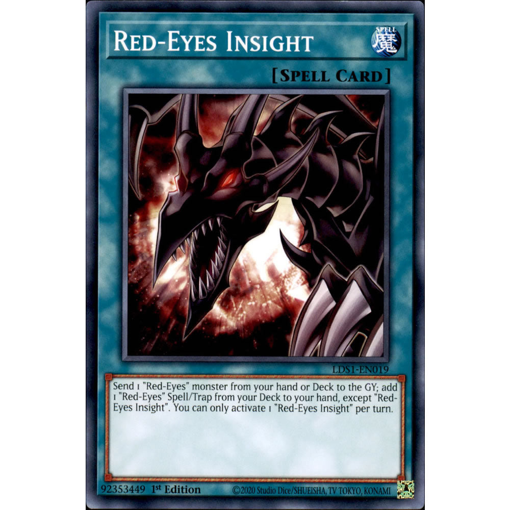 Red-Eyes Insight LDS1-EN019 Yu-Gi-Oh! Card from the Legendary Duelists: Season 1 Set