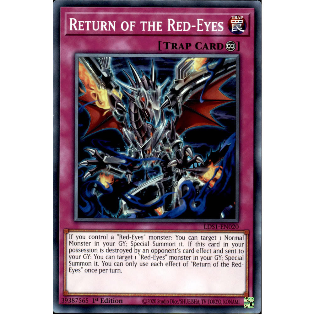 Return of the Red-Eyes LDS1-EN020 Yu-Gi-Oh! Card from the Legendary Duelists: Season 1 Set