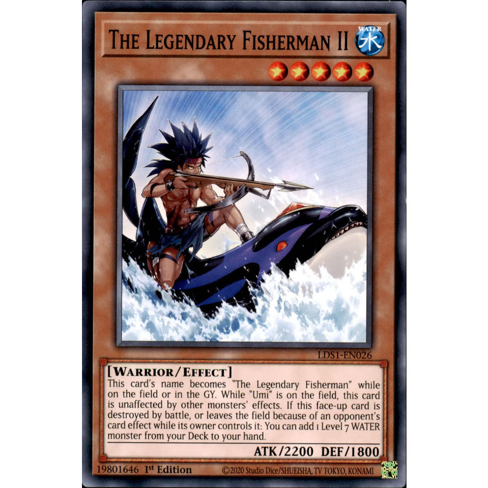 The Legendary Fisherman II LDS1-EN026 Yu-Gi-Oh! Card from the Legendary Duelists: Season 1 Set