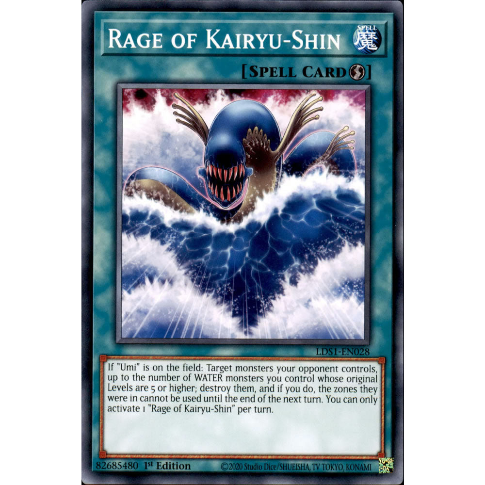 Rage of Kairyu-Shin LDS1-EN028 Yu-Gi-Oh! Card from the Legendary Duelists: Season 1 Set
