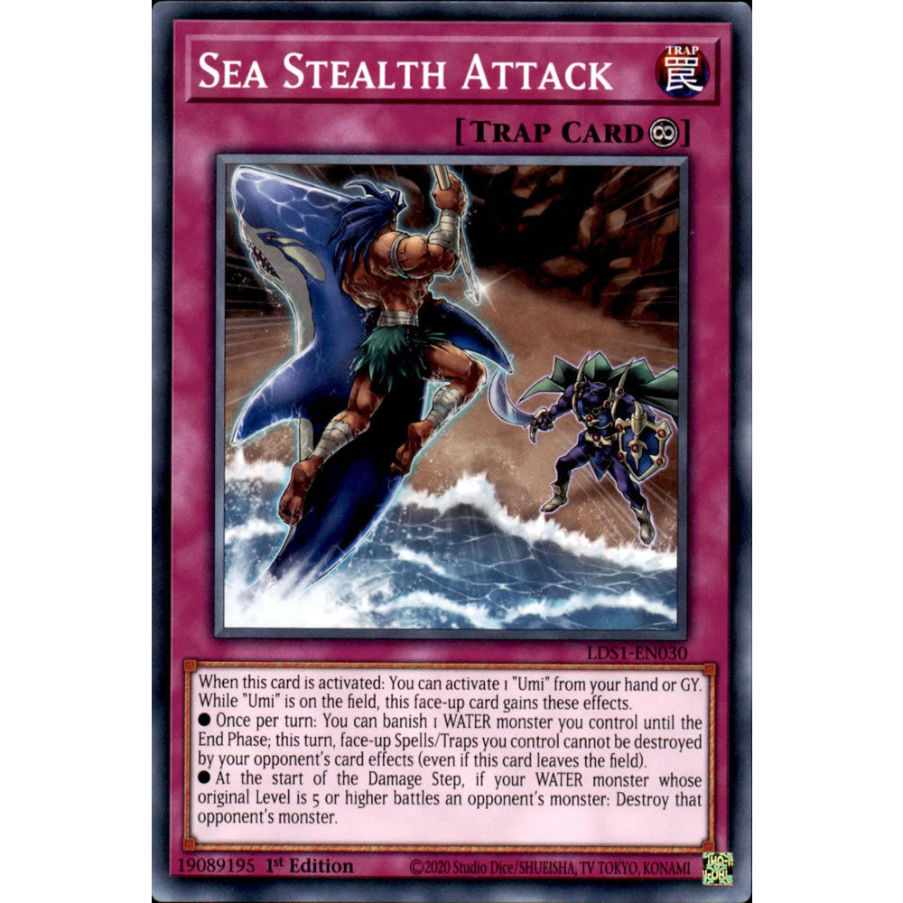 Sea Stealth Attack LDS1-EN030 Yu-Gi-Oh! Card from the Legendary Duelists: Season 1 Set