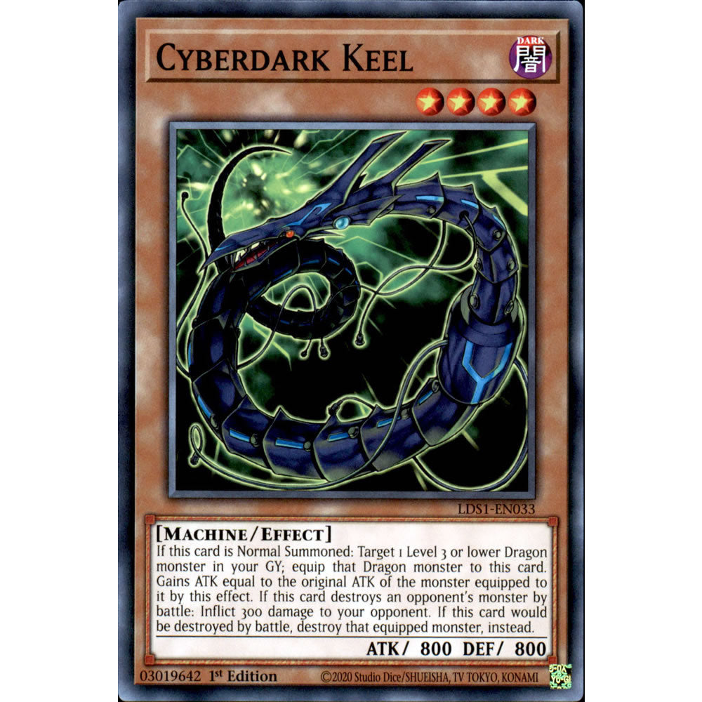 Cyberdark Keel LDS1-EN033 Yu-Gi-Oh! Card from the Legendary Duelists: Season 1 Set