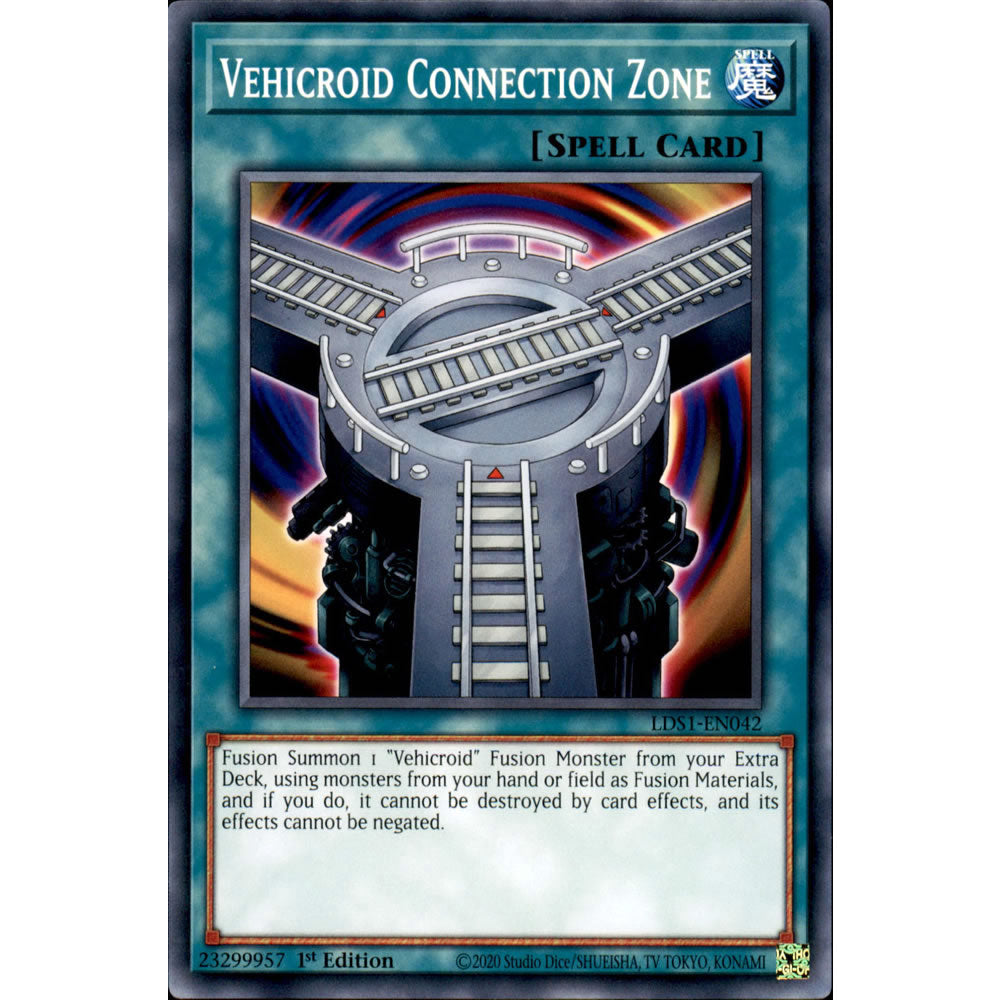 Vehicroid Connection Zone LDS1-EN042 Yu-Gi-Oh! Card from the Legendary Duelists: Season 1 Set