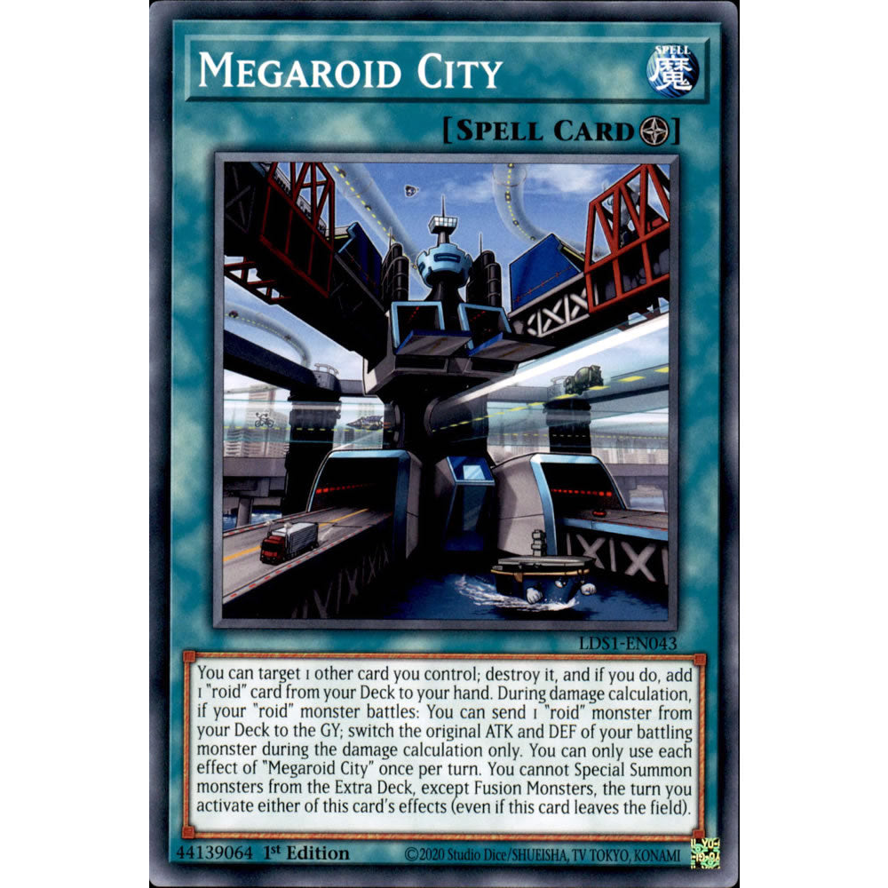 Megaroid City LDS1-EN043 Yu-Gi-Oh! Card from the Legendary Duelists: Season 1 Set