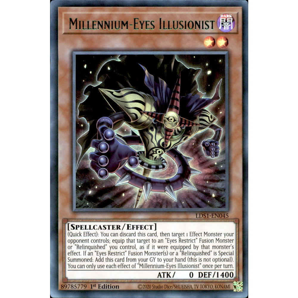 Millennium-Eyes Illusionist - Green LDS1-EN045 Yu-Gi-Oh! Card from the Legendary Duelists: Season 1 Set