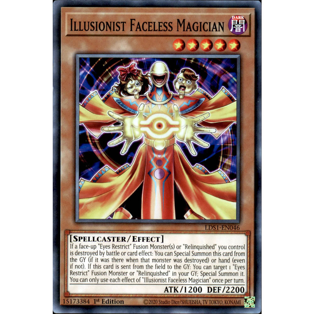Illusionist Faceless Magician LDS1-EN046 Yu-Gi-Oh! Card from the Legendary Duelists: Season 1 Set